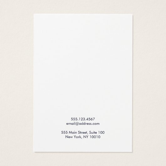 Gold laurel Branch Black Earring Display Kaart (Achterkant)