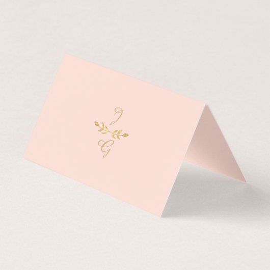 Gold Laurel Leaf Blush Pink Wreate Quinceanera Kaart (Achterkant)