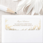Gold Laurel takken bruiloft Etiket (Insitu)
