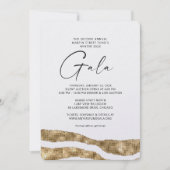 Gold Layers Gala Uitnodiging (Voorkant)