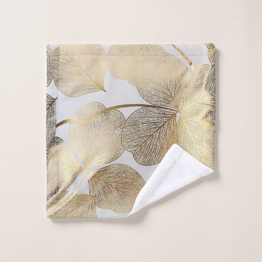 "Gold Leaf" Bad Handdoek (Wasdoekje)