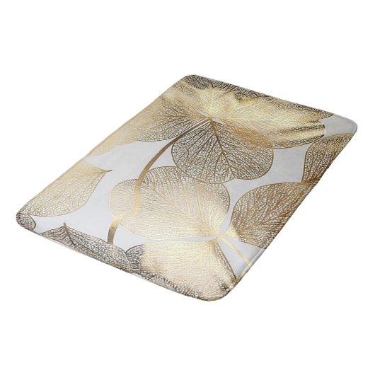 Gold Leaf Bath Mat (Gekanteld)
