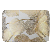 Gold Leaf Bath Mat