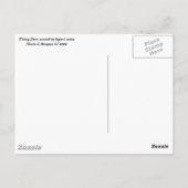 Gold Leaf Butterfly Briefkaart (Achterkant)