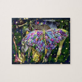 Gold Leaf Butterfly Legpuzzel