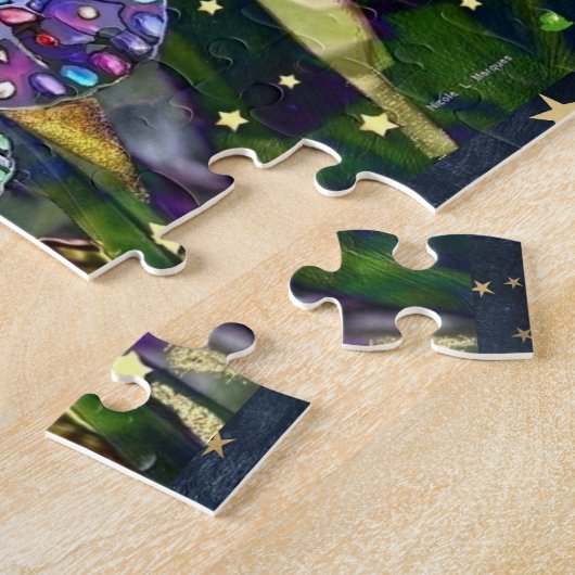 Gold Leaf Butterfly Legpuzzel (Zijkant)