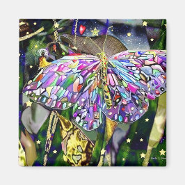 Gold Leaf Butterfly Magneet