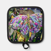 Gold Leaf Butterfly Pannenlap (Voorkant)