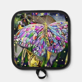 Gold Leaf Butterfly Pannenlap