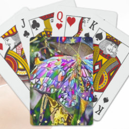 Gold Leaf Butterfly Pokerkaarten
