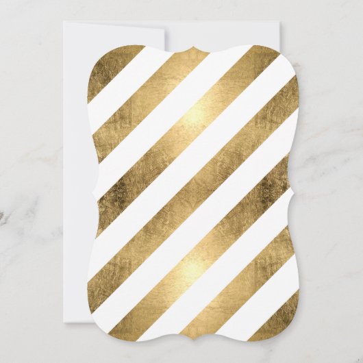 Gold Leaf Calligraphy Script Forever in Love Kaart (Achterkant)