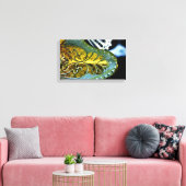 Gold Leaf Canvas Afdruk (Insitu (Woonkamer))