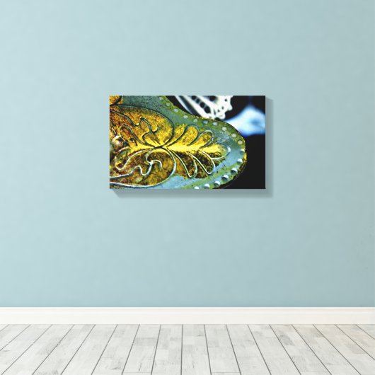 Gold Leaf Canvas Afdruk (Insitu (Houten vloer))