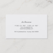 Gold Leaf Circles zien er Modern en Trendy Brown u Visitekaartje (Achterkant)