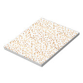Gold Leaf Confetti Pattern Notitieblok (Linkerzijde)