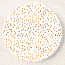 Gold Leaf Confetti Pattern