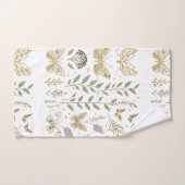 Gold Leaf en Butterflies Bad Handdoek (Handdoek)