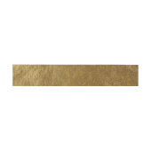 Gold Leaf Folie Kijk Modern Chic Elegant Wedding Uitnodigingen Wikkel (Vlak)