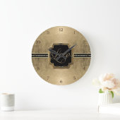 Gold Leaf Kijk Fleur de Lis Faux Jewel Grote Klok (Huis)