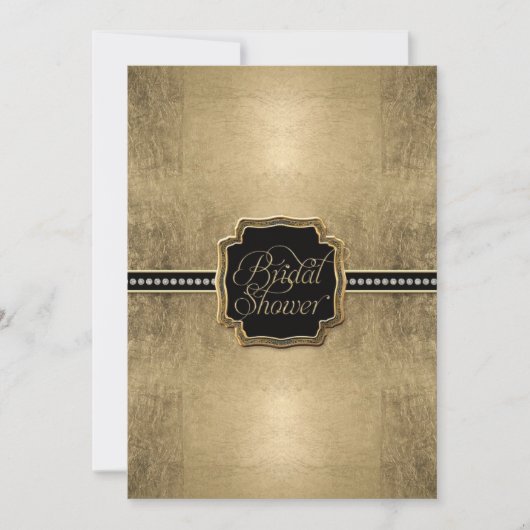 Gold Leaf Kijk Fleur de Lis Faux  Jewel Kaart (Voorkant)