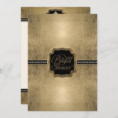 Gold Leaf Kijk Fleur de Lis Faux  Jewel Kaart (Voorkant / Achterkant)