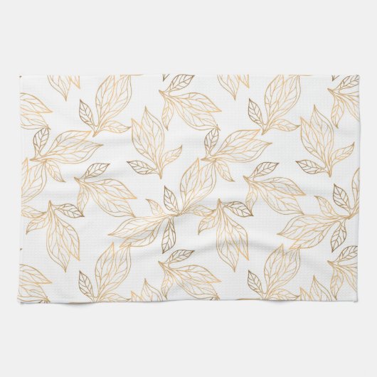 Gold Leaf Kitchen Towel Theedoek (Horizontaal)