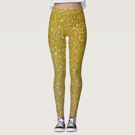 Gold Leaf-Leggings Leggings (Voorkant)