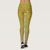 Gold Leaf-Leggings Leggings (Achterkant)