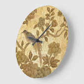 Gold Leaf met vogelwandklok Grote Klok (Hoek)