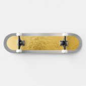 Gold Leaf Metal Trim Persoonlijk Skateboard (Horizontaal)