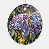 Gold Leaf nieuwjaarsvlinder Keramisch Ornament (Links)