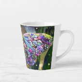 Gold Leaf nieuwjaarsvlinder Latte Mok (Rechts)