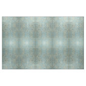 Gold Leaf op Blue Leopard Stof (Fat Quarter)