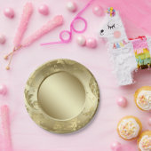 Gold Leaf Papieren Bordje (Feest)