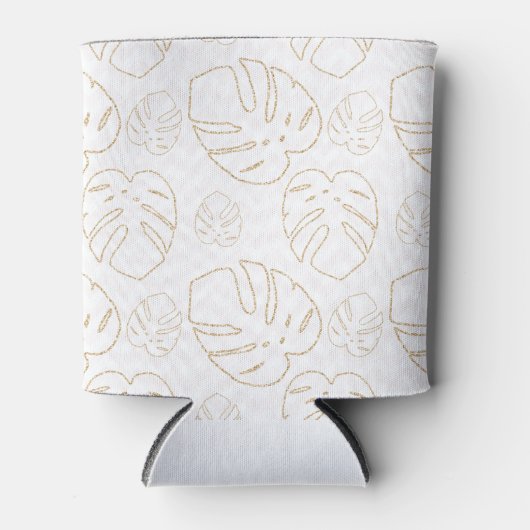 Gold Leaf Pattern-Koelbox Blikjeskoeler (Voorkant)