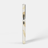 Gold Leaf Pattern Samsung Galaxy Hoesje (Rechterkant)