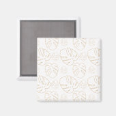 Gold Leaf Patterned Magneet (Voorkant / Achterkant)
