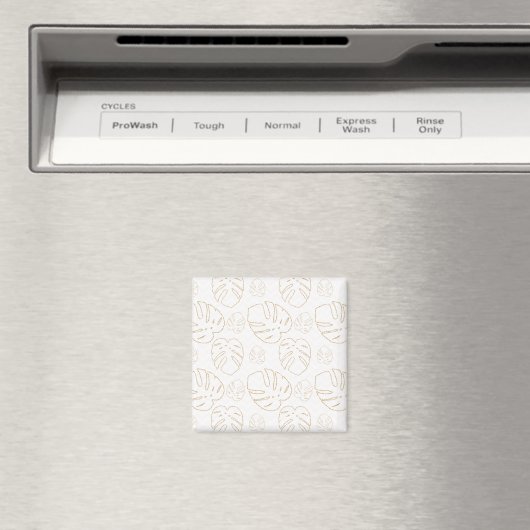 Gold Leaf Patterned Magneet (Insitu (Vaatwasser))