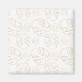 Gold Leaf Patterned Magneet (Voorkant)