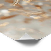 Gold Leaf Snowflakes Poster (Hoek)