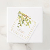 Gold Leaf Spray Gift-Labels Bedankjes Labels (In situ)