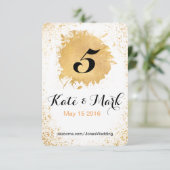 Gold Leaf Spray Reception Accessoires (Staand voorkant)