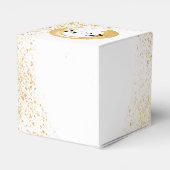 Gold Leaf Spray Reception Accessoires Bedankdoosjes (Achterkant)