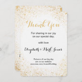 Gold Leaf Spry - Dank u voor uw briefkaart (Voorkant / Achterkant)