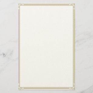 Gold Leaf Stationery Briefpapier