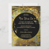 Gold Leaf Uitnodiging voor Nieuwjaar (Voorkant)