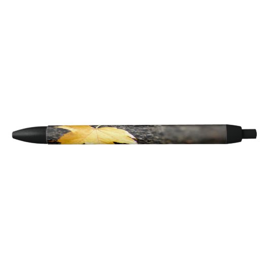 Gold Leaf Zwarte Inkt Pen (Voorkant)
