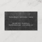 Gold Leafs | Deluxe, leisteen Visitekaartje (Achterkant)