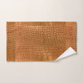 Gold leather texture luxury  bad handdoek (Handdoek)