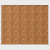 Gold leather texture luxury cadeaupapier (Vlak)